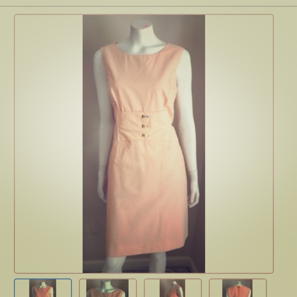 Antonio Melani Orange and White dress size 0